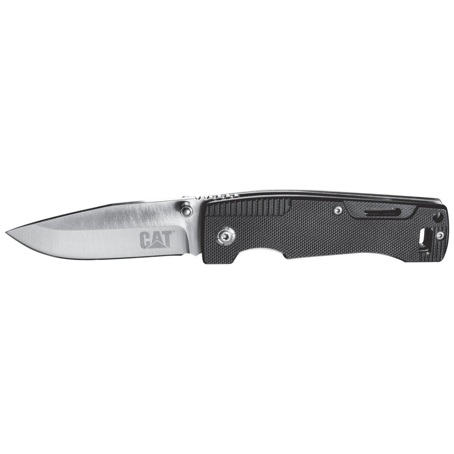 Navaja plegable de punta caída de 6" con mango G10 negro