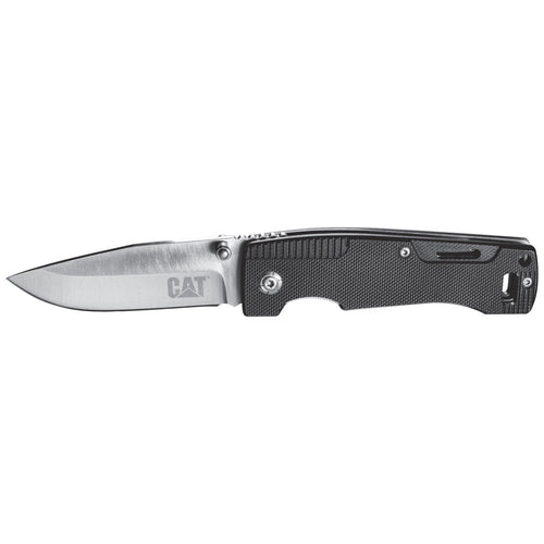 Navaja plegable de punta caída de 6" con mango G10 negro