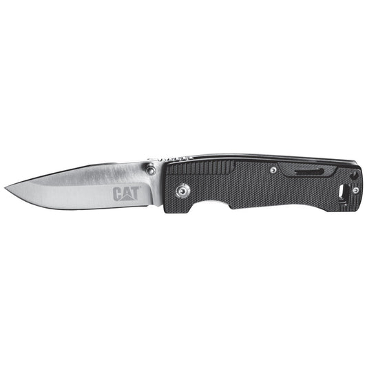 Navaja plegable de punta caída de 6" con mango G10 negro