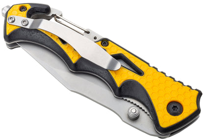 Navaja de bolsillo de 7" 3/4 con rompevidrios