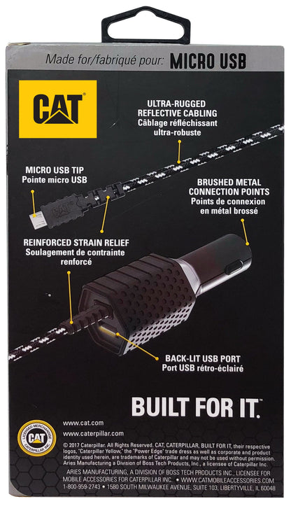 Cargador de vehículo con puerto micro USB de 1 puerto