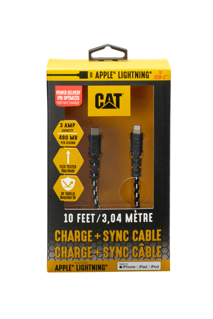 Entrega de energía de Lightning® a USB-C con certificación CAT®