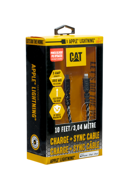 Entrega de energía de Lightning® a USB-C con certificación CAT®