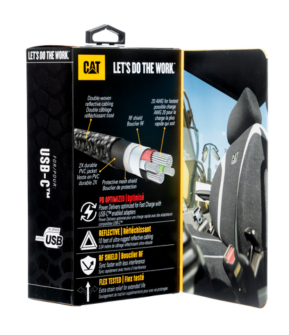 Entrega de energía USB-C a USB-C con certificación CAT®