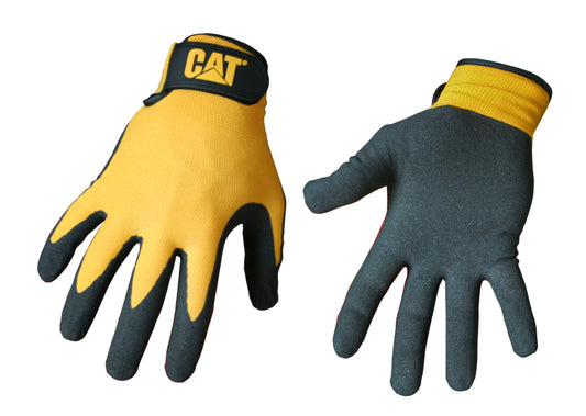 Guantes de nailon amarillos