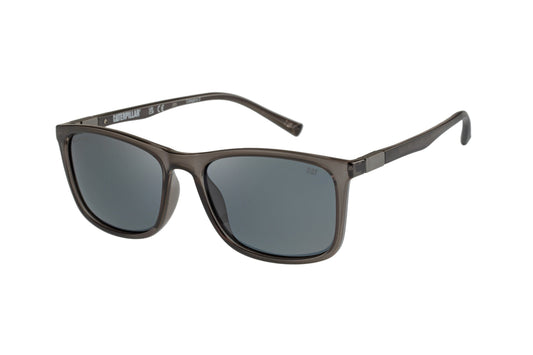 Gafas de sol Easy Wear en gris brillante con lentes ahumadas