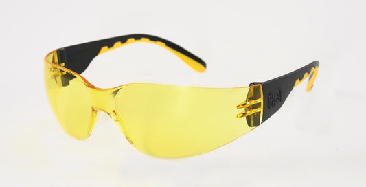 Gafas de seguridad amarillas para pista