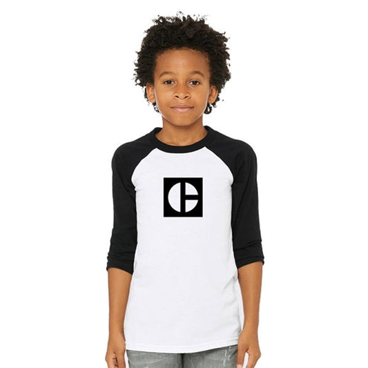 Camiseta de béisbol juvenil del bloque C