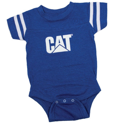 Mono de fútbol azul real