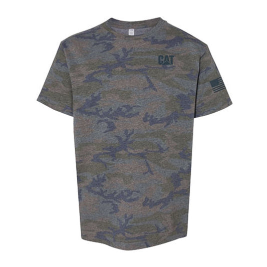Camiseta de camuflaje para jóvenes