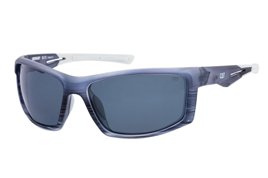 Gafas de sol envolventes de color azul marino mate con lentes ahumadas