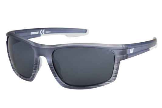 Gafas de sol Motor azul marino mate con lente plateada brillante