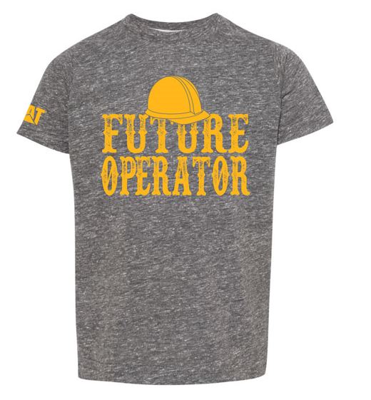Camiseta de futuro operador para niños pequeños