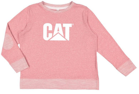 Camiseta juvenil de manga larga con costuras melange