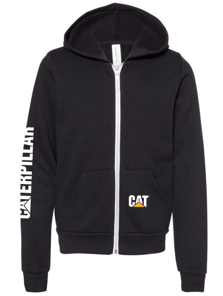 Sudadera juvenil con capucha y cremallera completa