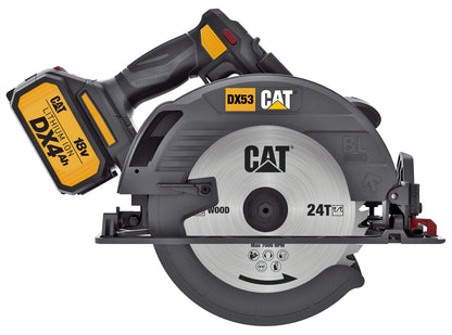 Sierra circular inalámbrica de 18 V y 7,25″ sin escobillas