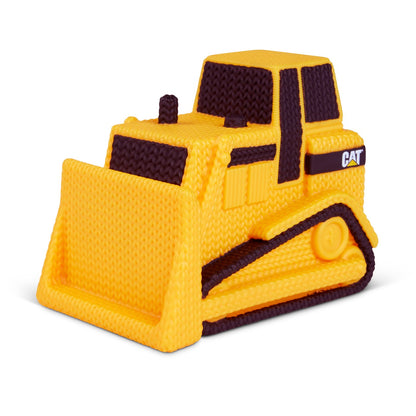 Figura tejida de excavadora