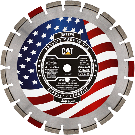 Materiales abrasivos Cat® 800 Expert fabricados en EE. UU.
