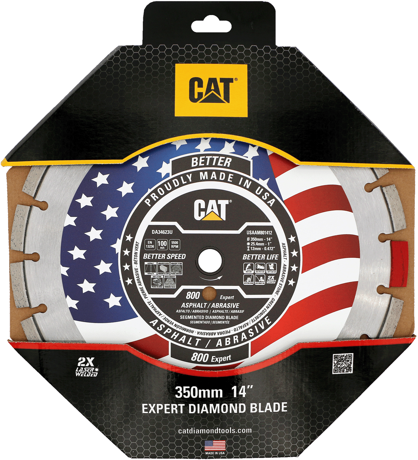 Materiales abrasivos Cat® 800 Expert fabricados en EE. UU.