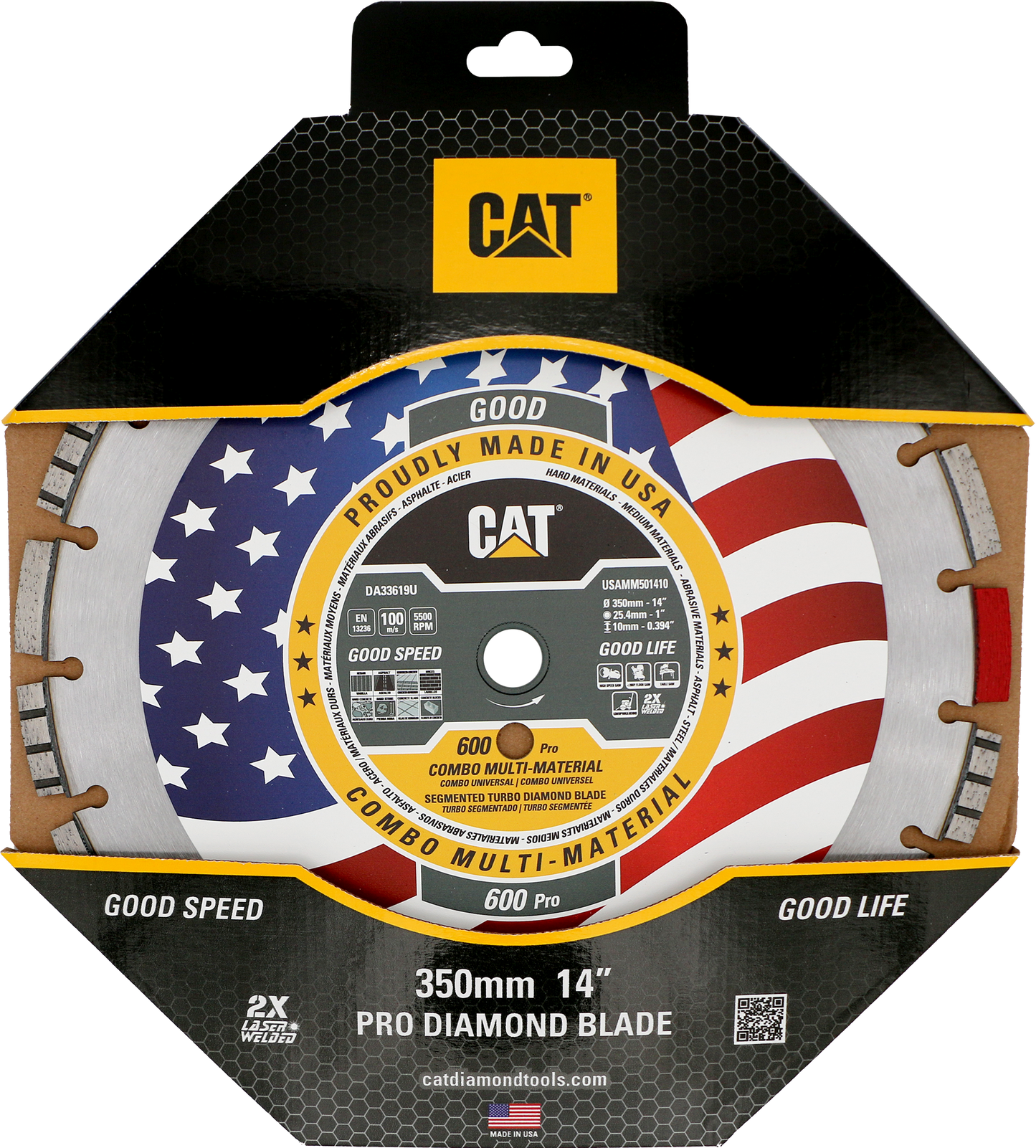 Cat® 600 Pro Fabricado en EE. UU. Multimateriales