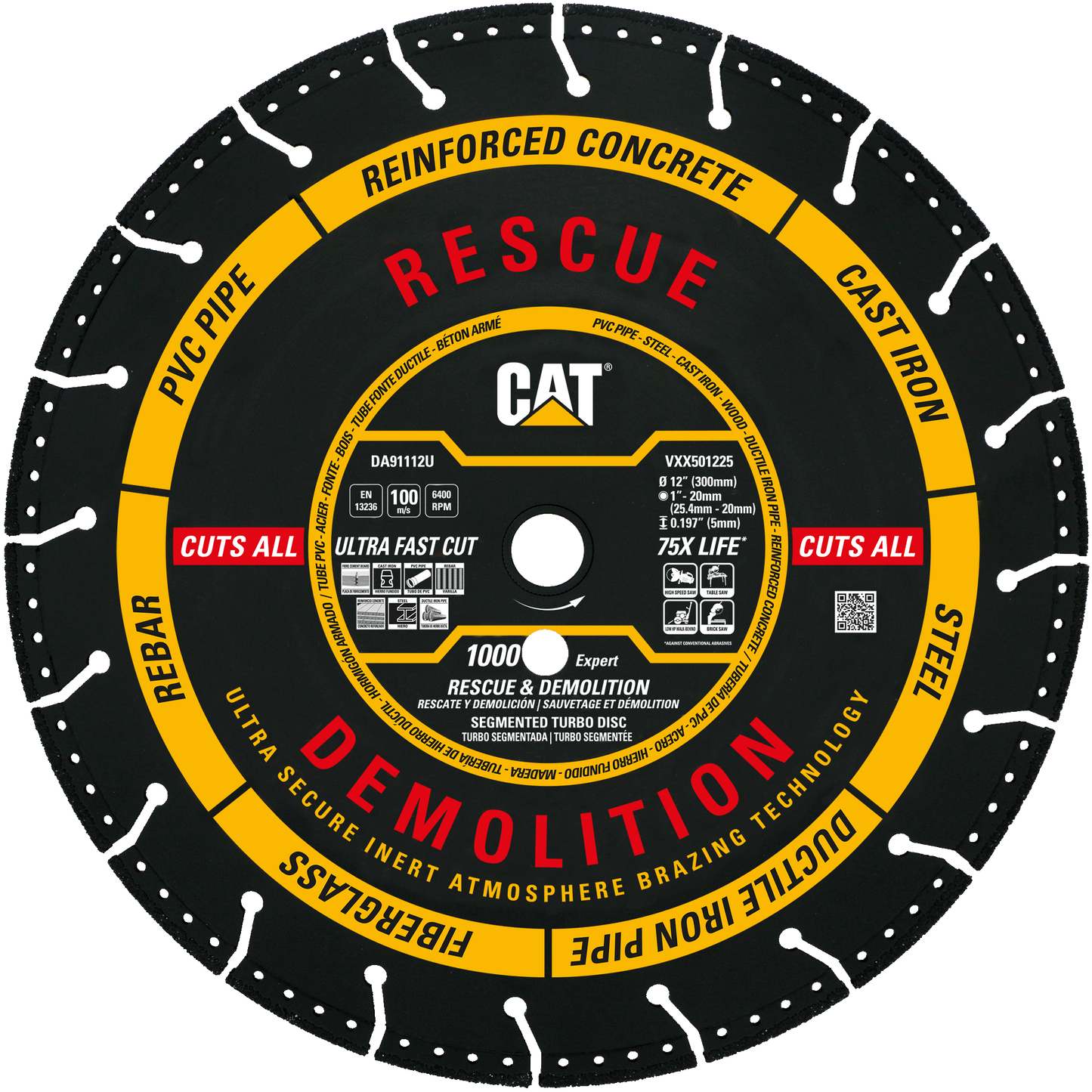 Hoja de demolición y rescate Cat® 1000 Expert
