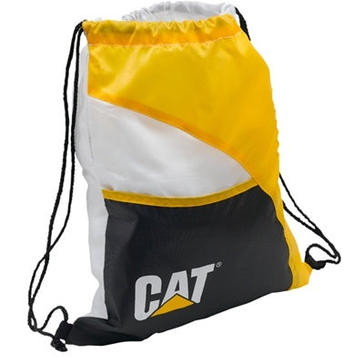Bolsa con cordón Triple Play dorada, negra y blanca