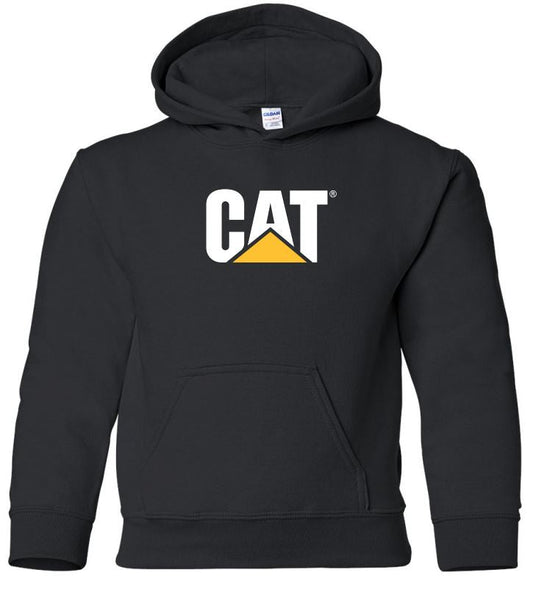 Sudadera con capucha juvenil negra/2TN