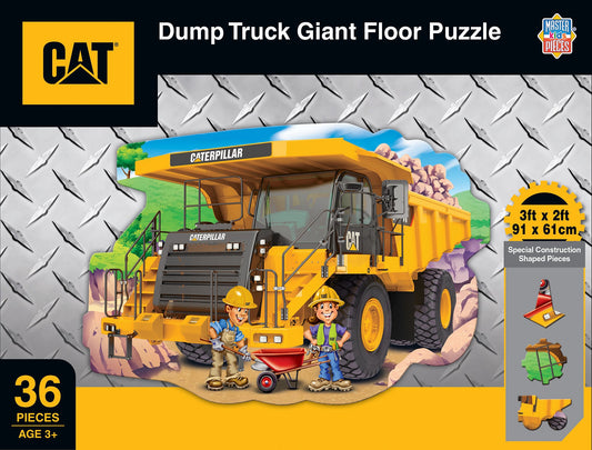 Rompecabezas de piso de 36 piezas de Caterpillar Dump Truck