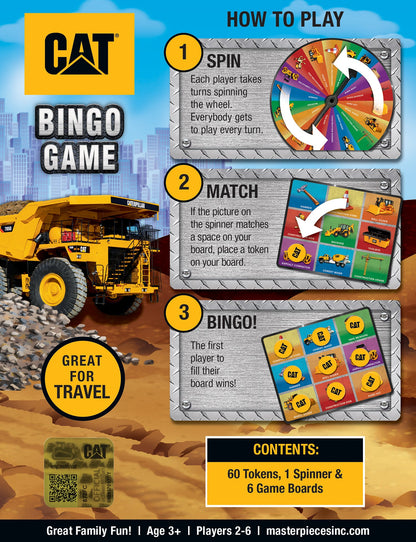 Juego de bingo de oruga