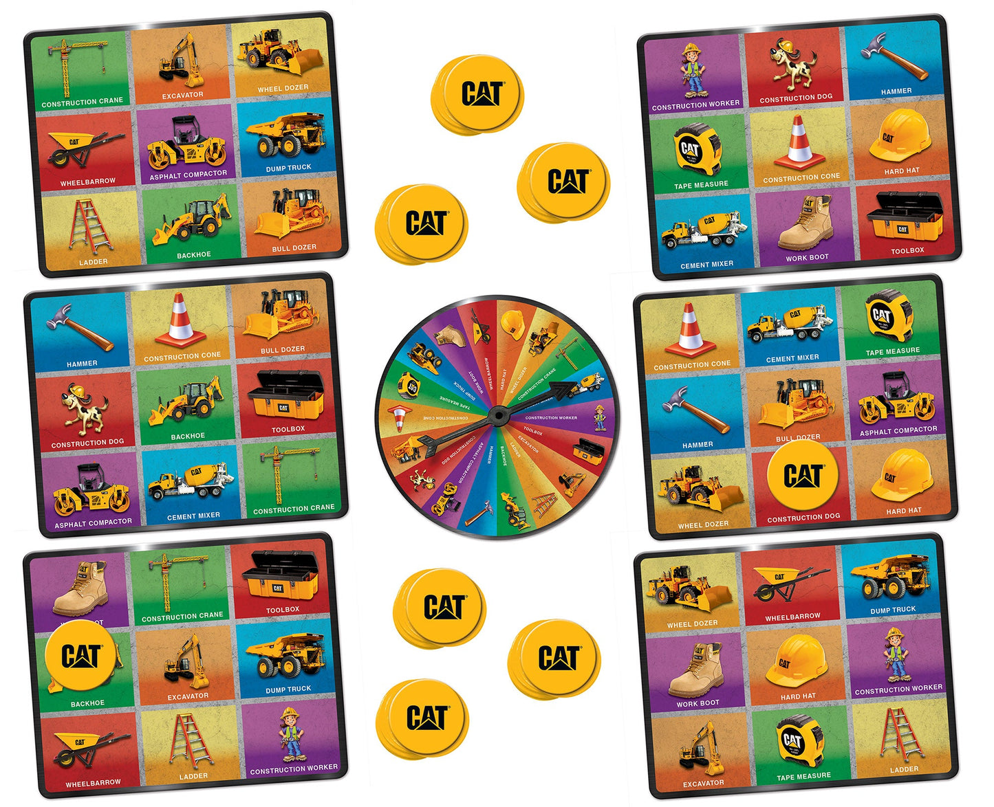 Juego de bingo de oruga